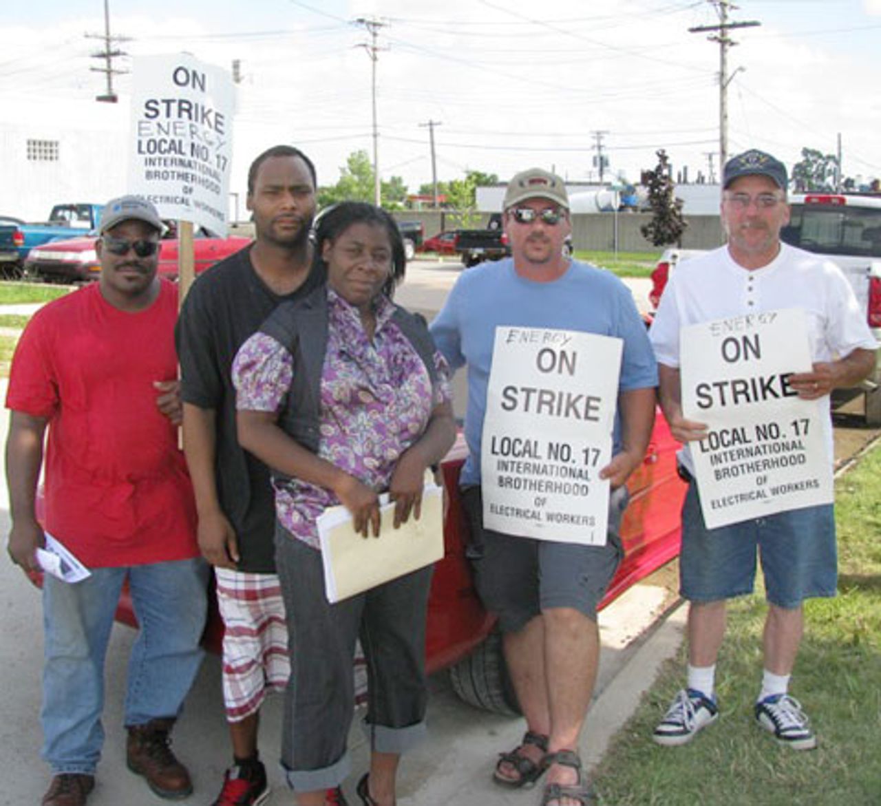 Sylvia with pickets