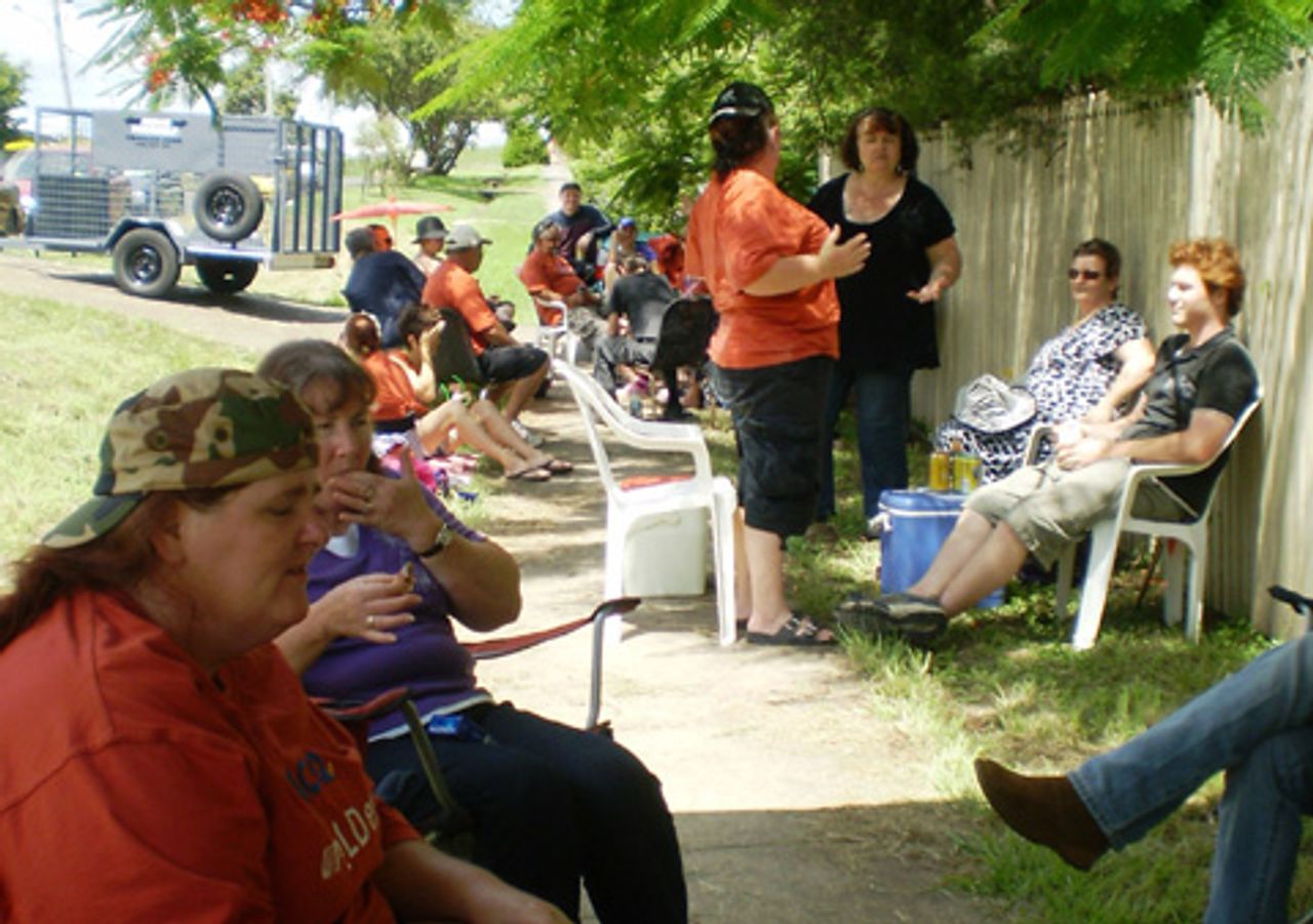 East Ipswich protest